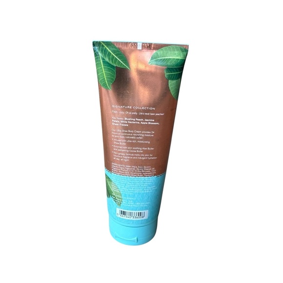 Bath & Body Works Pretty as a Peach Body Cream 8 oz Ultra Shea - Picture 2 of 4
